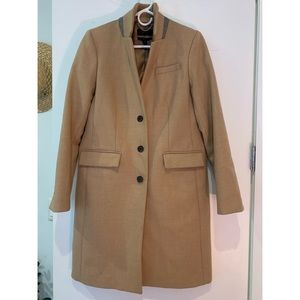 J.Crew Regent Topcoat in Double Serge Wool